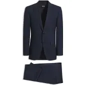 BOSS Tweedelig regular-fit pak van stretchscheerwol Maat 110