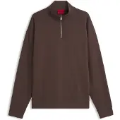 HUGO Sweatshirt 'Durty244' chocoladebruin