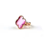 Sophie model Fiori ring in zilver roze verguld roos