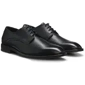 BOSS In Italië vervaardigde veterschoenen van generfd leer