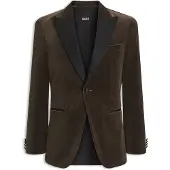 BOSS Slim fit colbert van zijdemix model 'Hutson'