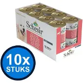 Schesir 10x - Hondenvoer - Gelei in blik - Kip & Wortel - 285g