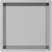 Guido Gusto RVS Inbouwnis met tegelflens 30x30x7cm