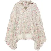 IZIA Cape 'Festival' blauw / oranje / pink / offwhite
