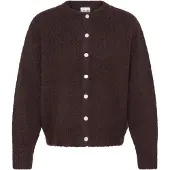 Ichi Gebreid vest 'IHBELABLUE' donkerbruin