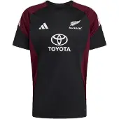 Adidas Functioneel shirt 'All Blacks' bourgogne / zwart / wit