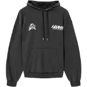 AllSaints Sweatshirt 'CHROMIUM' zwart / wit