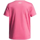 Under Armour Kinderen Tech Wordmark Performance T-Shirt (Roze)