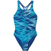 Speedo Hyperboom Allover Print Medalist Badpak Meisjes 164