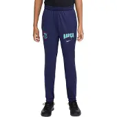 Nike FC Barcelona Strike Trainingsbroek 2026-2027 Kids Donkerblauw Lichtgroen