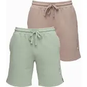 OMBRE Broek donkerbeige / mintgroen