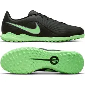 Nike Tiempo Maestro Club Turf Voetbalschoenen (TF) Zwart Felgroen Zilvergrijs