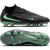 Nike Phantom 6 High Elite Gras Voetbalschoenen (FG) Zwart Felgroen