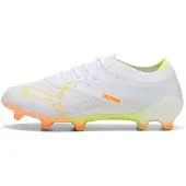 Puma ULTRA NITRO 7 PRO Wit FG uniseks voetbalschoenen, Geel/Wit, Maat 47