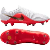 Nike Tiempo Maestro Academy IJzeren-Nop Voetbalschoenen (SG) Anti-Clog Wit Felrood Goud