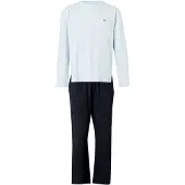 Tommy Hilfiger Underwear Pyjama lang navy / lichtblauw / kersrood