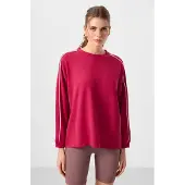 Tommy Life Oversized Lange Gestreepte Tuniek Top