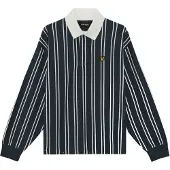 Lyle & Scott Trui 'Rugby' navy / wit