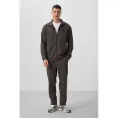 Tommy Life Heren Longsleeve Zip Sweatshirt en Broeken Set