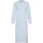 Pastunette Nachthemd 'Soft Paisley' lichtblauw / wit