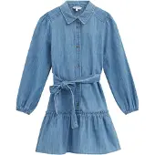 We fashion Jurk 'Meisjes' blauw denim