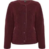 Didriksons Fleece jas 'SELMA' bourgogne