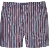 Mey Boxershorts ' Serie Varied Stripes ' blauw / rood / wit