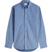 Tommy Hilfiger Overhemd 'FLEX' lichtblauw / donkerblauw
