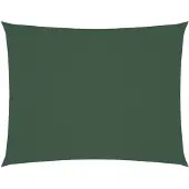 vidaXL Schaduwdoek rechthoekig 6x8 m oxford stof donkergroen