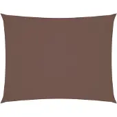 vidaXL Zonnescherm rechthoekig 3x6 m oxford stof bruin