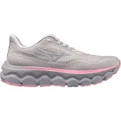 Mizuno Wave Horizon 9 hardloopschoenen Grijs/Roze AW26 Dames, Maat 40,5 - EUR