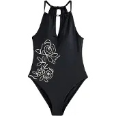 Ted Baker Badpak zwart / wit