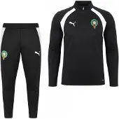 Puma Marokko Trainingspak 1/4-Zip 2026-2028 Zwart Wit
