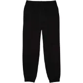 Lacoste Flanellen broek met logo voor dames (Zwart)