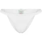 Brave Soul Bikinibroekjes met ruches voor dames (Wit)