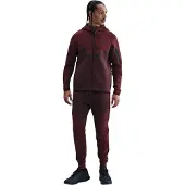 Nike Heren Tech Tapered Joggers (Rood/zwart)
