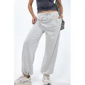 Busem Dames Sweatpants van Katoenmix met Rechte Pijpen