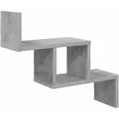 vidaXL Wandplank Betongrijs 48 x 15 x 42 cm Bewerkt hout