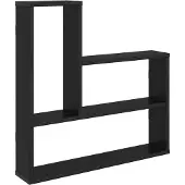vidaXL Wandplank Zwart eiken 60 x 11 x 60 cm