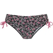 LASCANA Bikinibroek donkerroze / zwart / wit