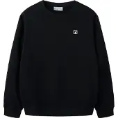 Name it Sweatshirt 'NKMFlo' zwart / wit