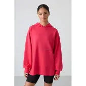 Tommy Life Overmaat Hoodie met Print