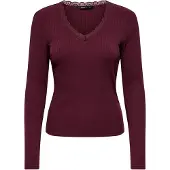 ONLY Shirt 'ONLSara Sharai' wijnrood