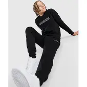 Mckenzie Dual Crew Tracksuit Junior, black