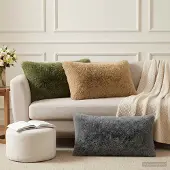 vidaXL Kussensloop 12 pcs HEERLEN Lichtgroen 40 x 80 cm PV Fleece