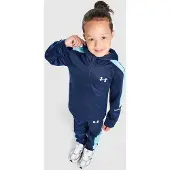 Under Armour Poly Colour Block 1/4 Zip Tracksuit Children, blue