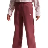 Nike Girls' Studio Fleece Wide Leg Joggers Junior, roze