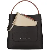 Bugatti schoudertas Ella Bucket Bag Dark Brown donkerbruin