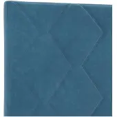 vidaXL Boxspringbed met matras en LED Blauw 120 x 200 cm fluweel