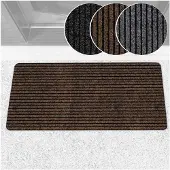 ANRO Deurmat Mischa Bruin 100x50cm – Schoonloopmat Antislip Rubber